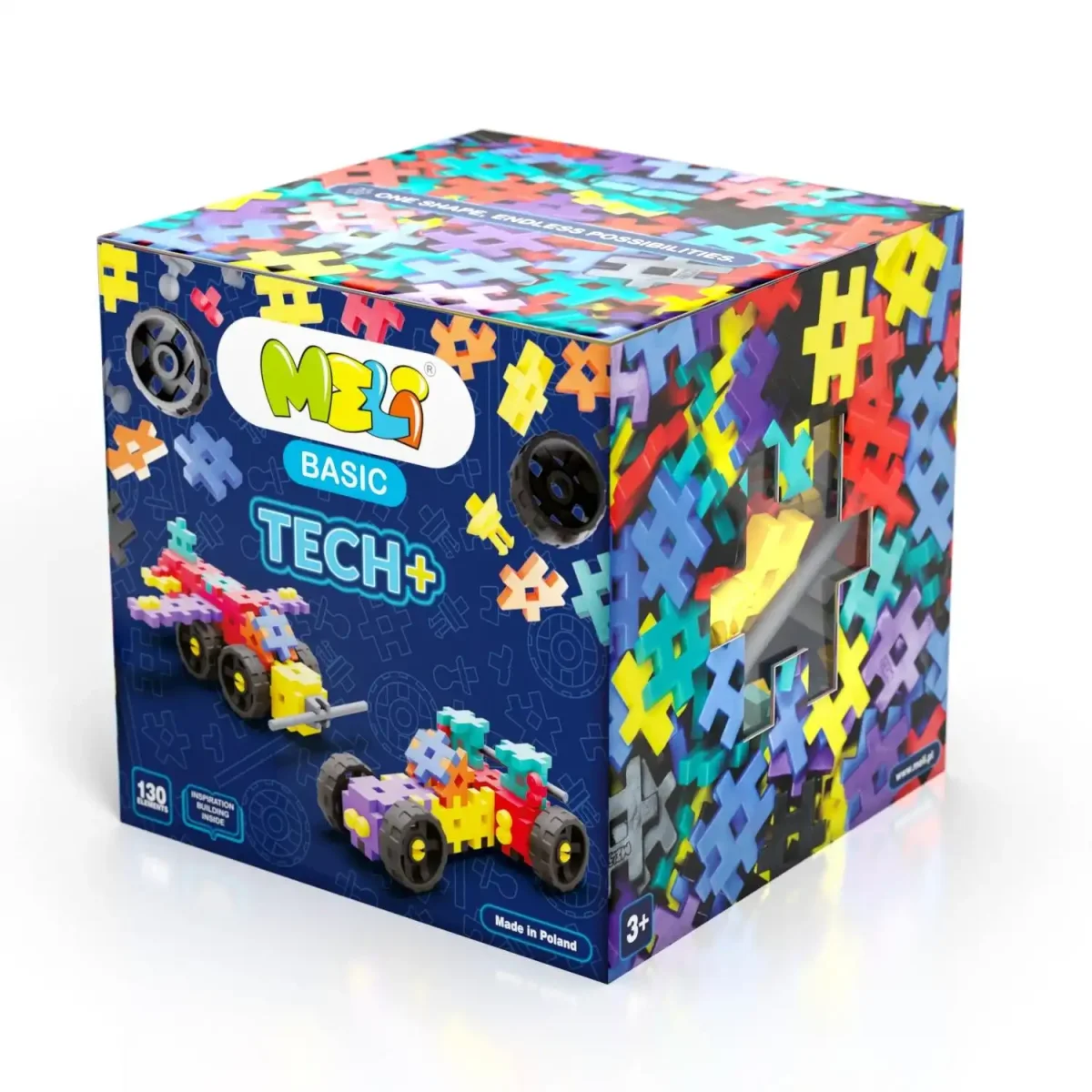 Bloques construcción MELI – Basic Tech+ 130 pcs - Imagen 2