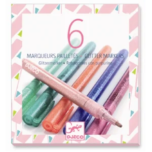 6 Rotuladores purpurina sweet