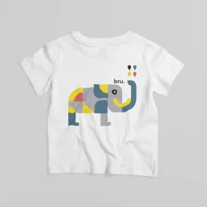 Camiseta de niños - Elefante geométrico