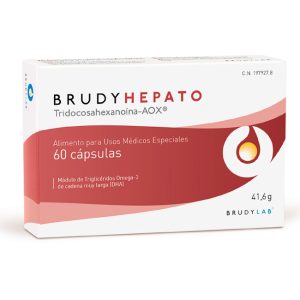 Suplemento Hepático Omega 3 Brudyhepato DHA 60 Cápsulas