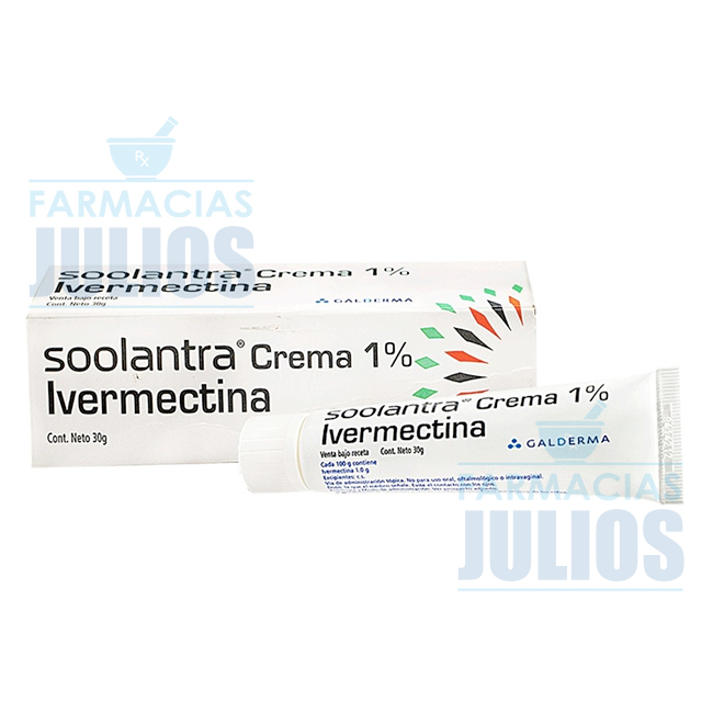 Soolantra 1% Crema Ivermectina 30g Galderma | Tratamiento Tópico para Rosácea