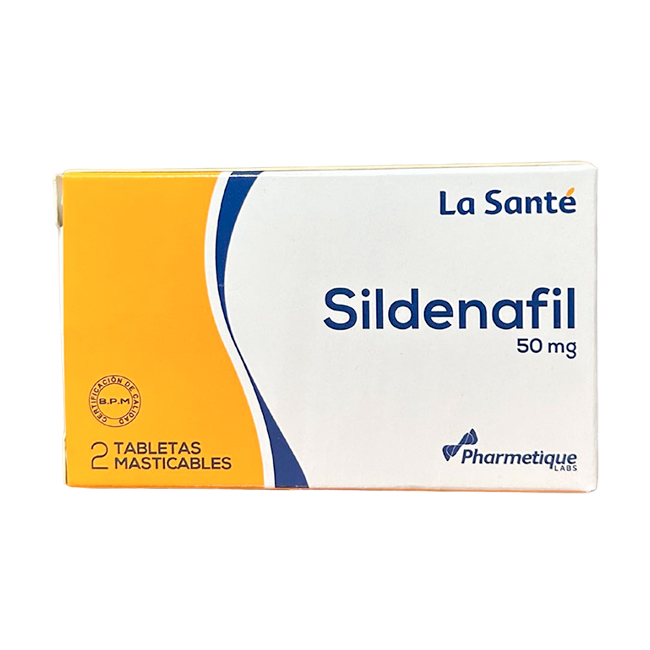 PROMOCIÓN 1+1 Sildenafil 50 mg La Santé Tratamiento Disfunción Eréctil - Imagen 2
