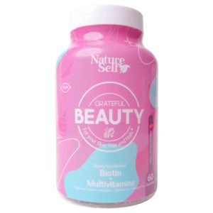 Grateful Beauty NatureSelf – Gomitas para cabello, piel y uñas (Biotin y Multivitaminas)
