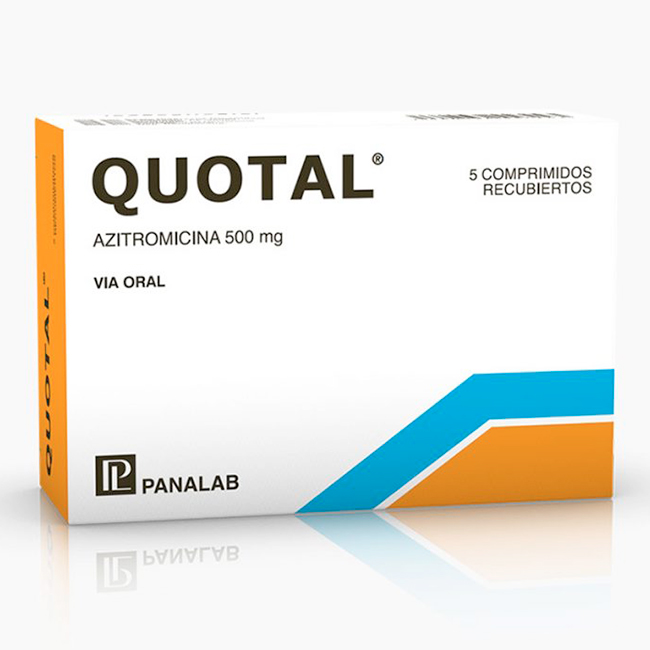 Quotal (Azitromicina) 500mg - Imagen 2