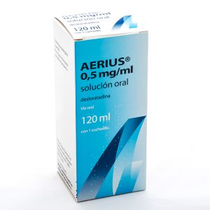 Aerius 0.5 mg/mL Jarabe Antihistamínico Antialérgico
