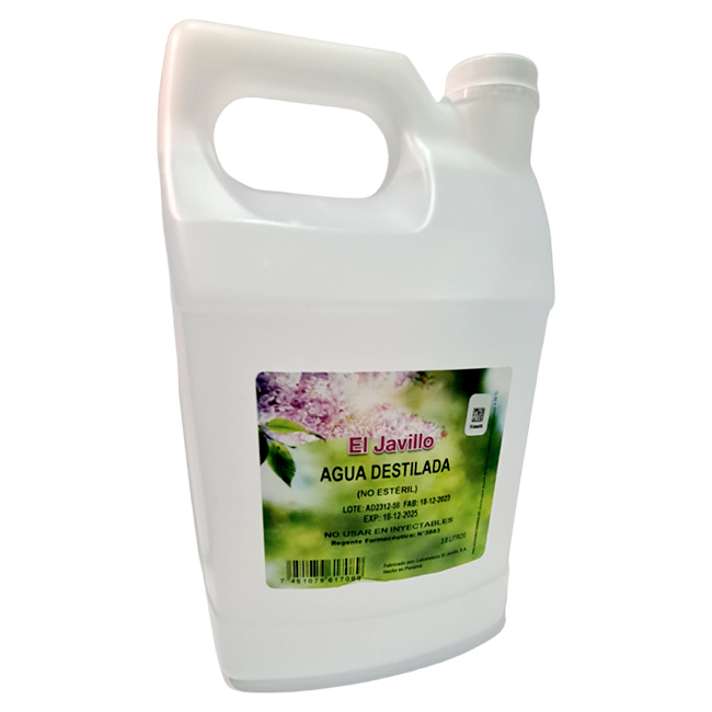 Agua Destilada 3.8L | Alta Pureza (No Estéril) - Imagen 3