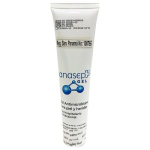 Anasept Gel Antimicrobiano para Piel y Heridas 3oz Tubo