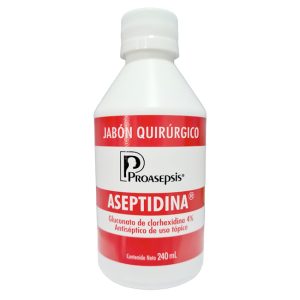 ASEPTIDINA – Jabón Quirúrgico Clorhexidina 240ml