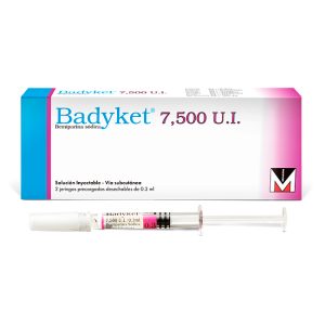 Badyket 7,500 U.I. Bemiparina Sódica