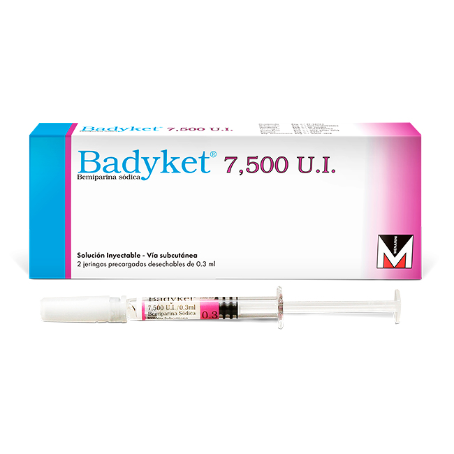 Badyket 7,500 U.I. Bemiparina Sódica - Imagen 2
