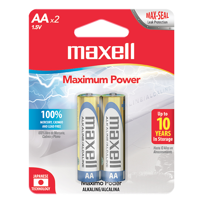 Baterías Alcalinas AA Maxell - Imagen 2