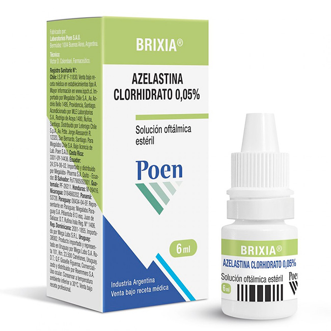 Brixia Solución Oftálmica 0.05% Tratamiento para Alergias Oculares 6ml - Imagen 2