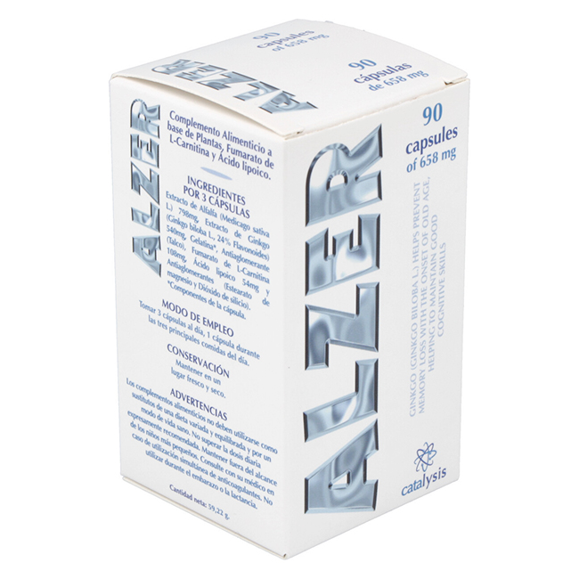 Alzer 658mg Complemento alimenticio 100% natural - Imagen 2