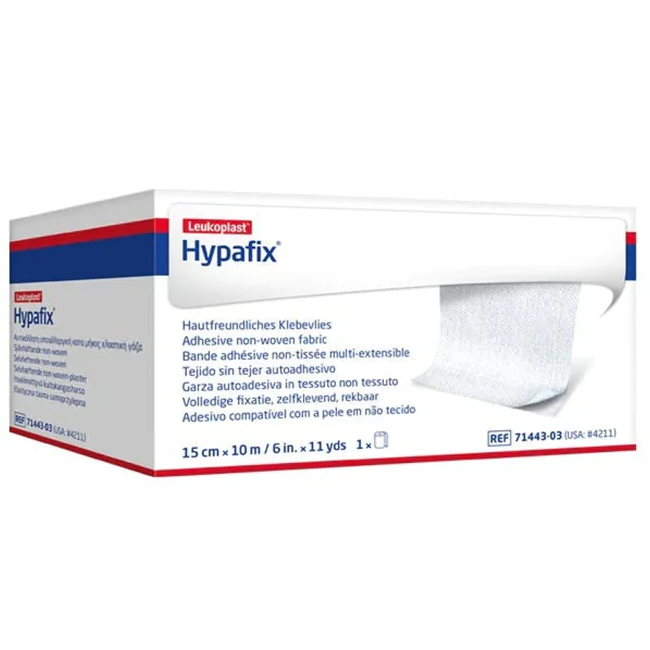 Cinta de Retención de Apósito Hypafix Rollo de Película Transparente Adhesiva 15cm x 10m Impermeable y Transpirable - Imagen 2