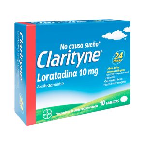 Clarityne Tabletas 10mg Tratamiento Rinitis Alérgica