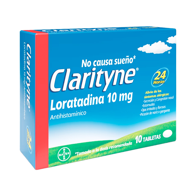 Clarityne Tabletas 10mg Tratamiento Rinitis Alérgica - Imagen 2