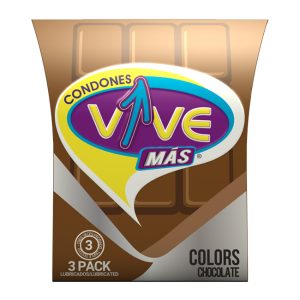 Condones Vive Colors Chocolate