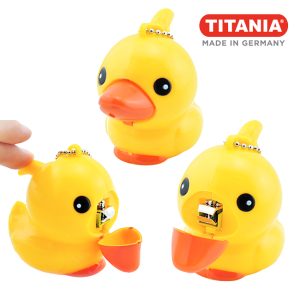 Cortaúñas para niños con forma de patito de hule marca Titania