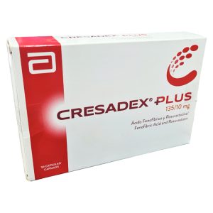 Cresadex Plus 135/10mg Ácido Fenofíbrico y Rosuvastatina