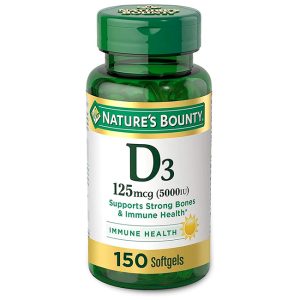 Nature’s Bounty – Vitamina D3 125mcg (5,000IU)