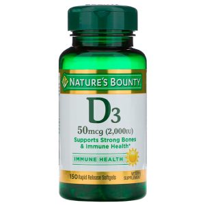 Nature’s Bounty – Vitamina D3 50mcg (2,000IU)