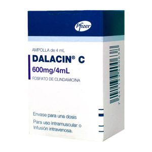 Dalacin C Antibiótico – 600mg / 4ml (Fosfato de Clindamicina)