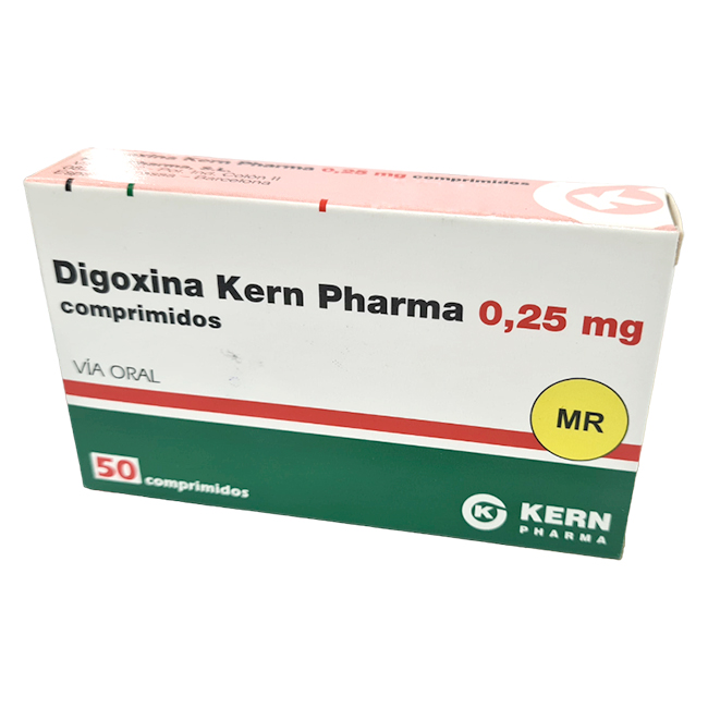 Digoxina Kern Pharma 0,25mg (Insuficiencia Cardíaca) - Imagen 2
