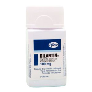 Dilantin Cápsulas 100mg Anticonvulsivo Eficaz para el Control de Convulsiones