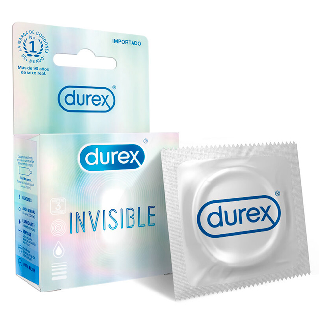 Condones Durex Invisible (Ultra Delgado) - Imagen 2