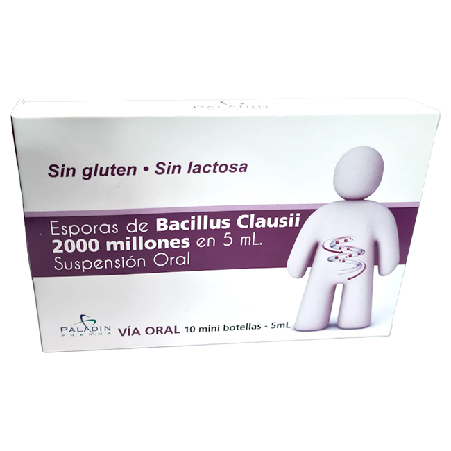 Esporas de Bacillus Clausii 5ml – Paladin Pharma - Imagen 3