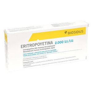 Eritropoyetina 2000 U.I. (Enfermedad Renal Crónica, Diálisis y Anemias)
