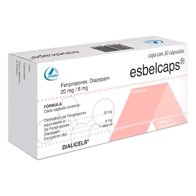 Esbelcaps Cápsulas de Liberación Prolongada Tratamiento de la Obesidad - Imagen 2