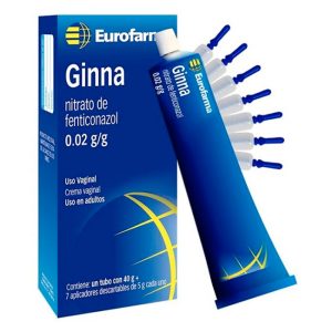 Ginna Nitrato de Fenticonazol Tratamiento de Candidiasis