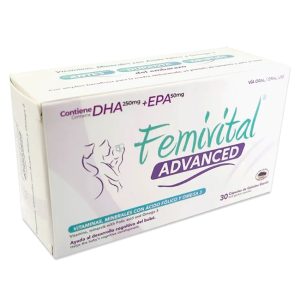 Femivital Advanced (Vitaminas, Minerales con Acido Fólico y Omega 3)