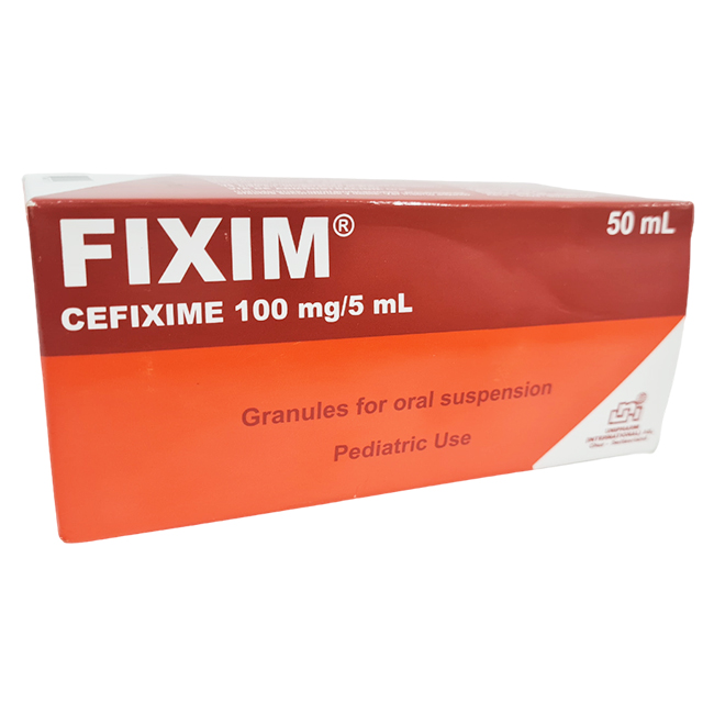 Fixim Suspensión 50ml Cefixime 100mg/5ml - Imagen 2
