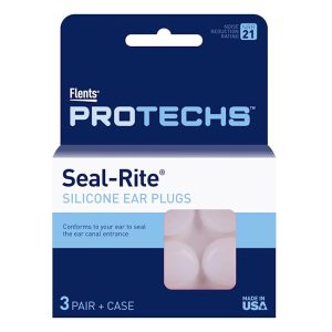 Flents Protechs Seal Rite Tapones Moldeables de Silicona para Dormir