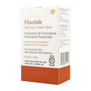 Flixotide 250Mcg Gsk Suspensión para Inhalación 60 Dosis