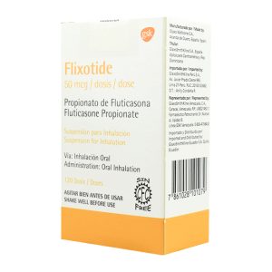 Flixotide 50Mcg Gsk Suspensión para Inhalación 120 Dosis