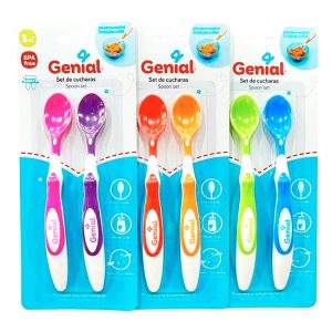 Set de Cucharas de 2 piezas para Bebe Genial