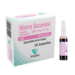 Hierro Sacarosa Inyectable – Tratamiento para la Anemia por Deficiencia de Hierro