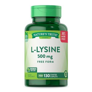 L-Lisina 500mg Nature’s Truth – Aminoácido en forma libre