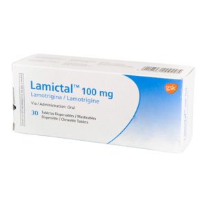 Lamictal 100 mg Comprimidos Masticables Antiepiléptico