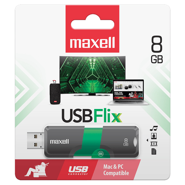 Memoria USB Flix 8Gb Maxell - Imagen 2