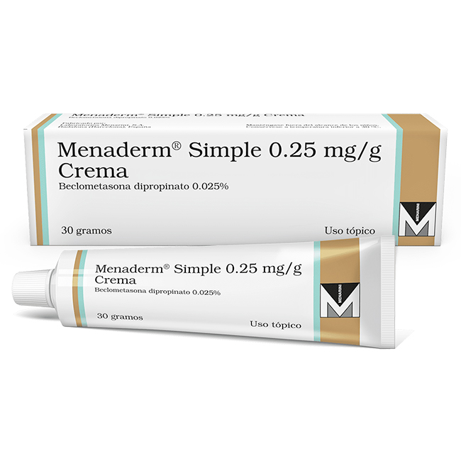 Menaderm Simple 0.25 mg/g Crema - Imagen 2