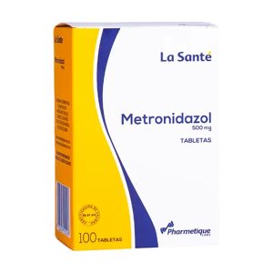 Metronidazol 500mg Antiparasitario en Tabletas