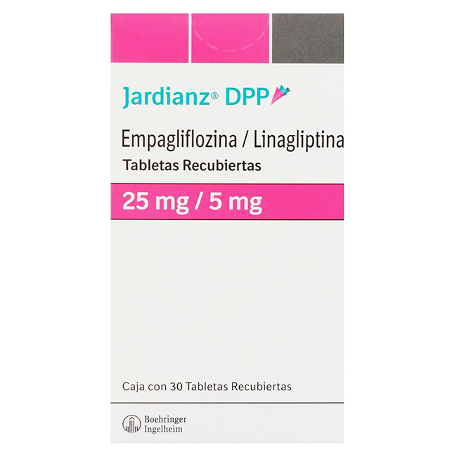 Jardianz DPP Empagliflozina 25mg / Linagliptina 5mg - Imagen 2