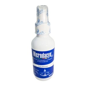 Microdacyn 60 Solución Antiséptica y Desinfectante de Superoxidación Limpieza de Heridas y Piel (120ml)