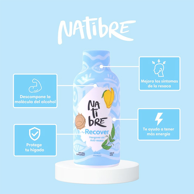 Natibre Recover – Anti-Resaca 120ml - Imagen 4