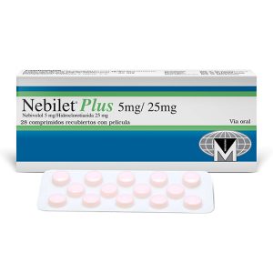 Nebilet Plus Antihipertensivo Nebivolol Hidroclorotiazida