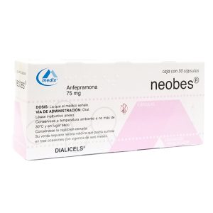 Neobes Capsula 75mg Tratamiento de la Obesidad Exógena